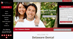 Desktop Screenshot of delaware-dental.com